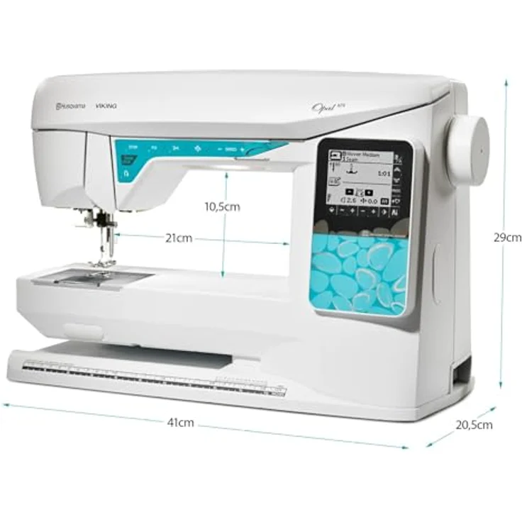 Husqvarna Viking Opal 670 Computer  Computer-Nähmaschine, weiß - Preisvergleich – Bild 2
