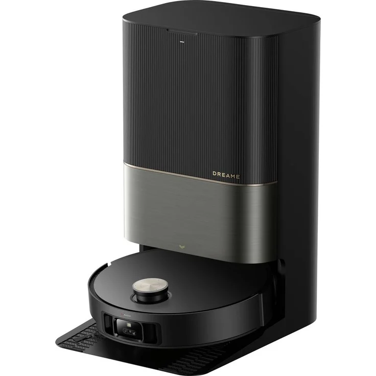 Dreame X50 Ultra, Saugroboter mit 6400 mAh Akku, Schwarz und Edelstahl, effiziente Reinigungstechnologie