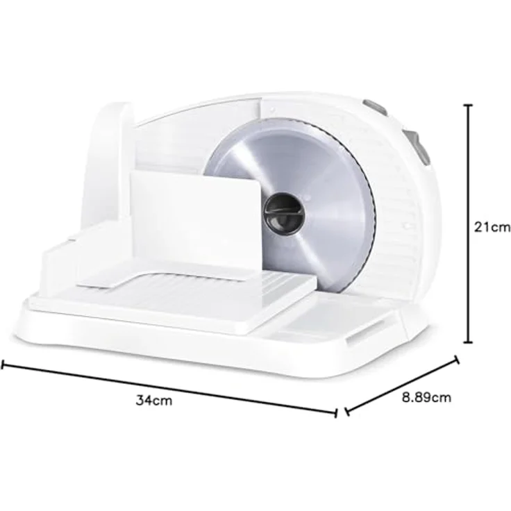 Sencor Elektrische Aufschnittmaschine aus Edelstahl 100W – Bild 4