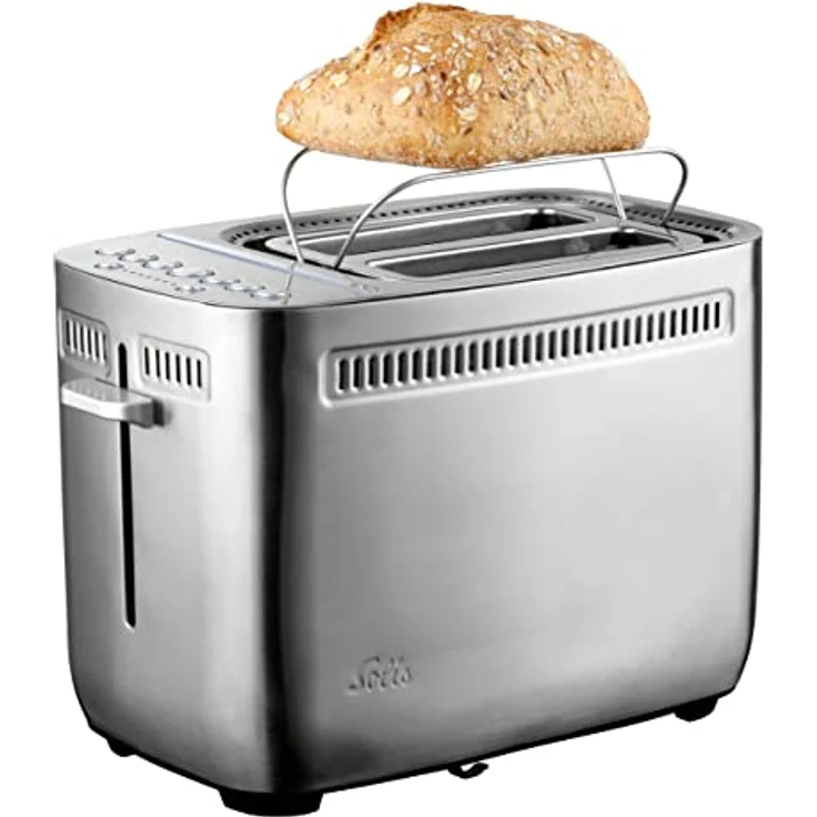 Solis Sandwich Toaster 8003 Sandwichmaker - Toster Griller - Sandwich Grill - Turbofunktion - Funktion für Bagels - Extra breite Schlitze - 7 Bräunungsstufen - Inklusive 2 Sandwichklammern – Bild 4
