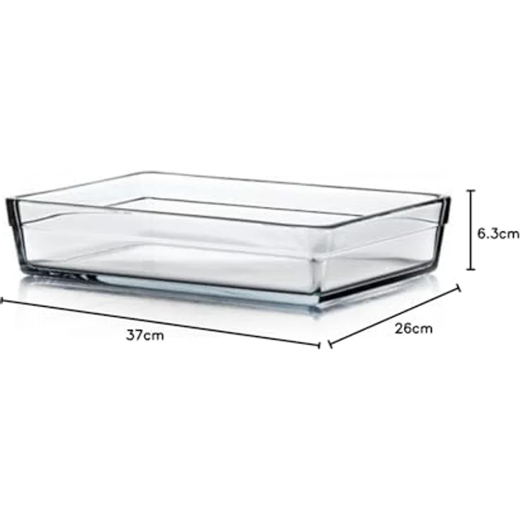 Pasabahce Borcam Premium Auflaufform 4,3L Rechteckig, hitzebeständig, transparent – Bild 3