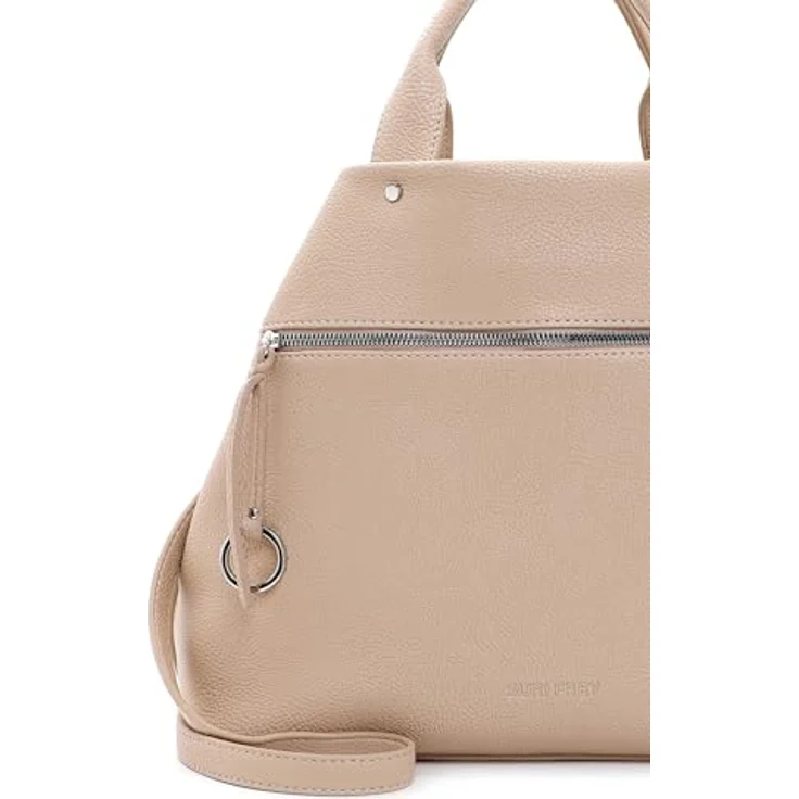 Suri Frey Shopper Debby, Handtasche in Beige aus Feinsynthetik mit Reißverschluss und Logo-Prägung, 47 x 31 x 15 cm – Bild 7