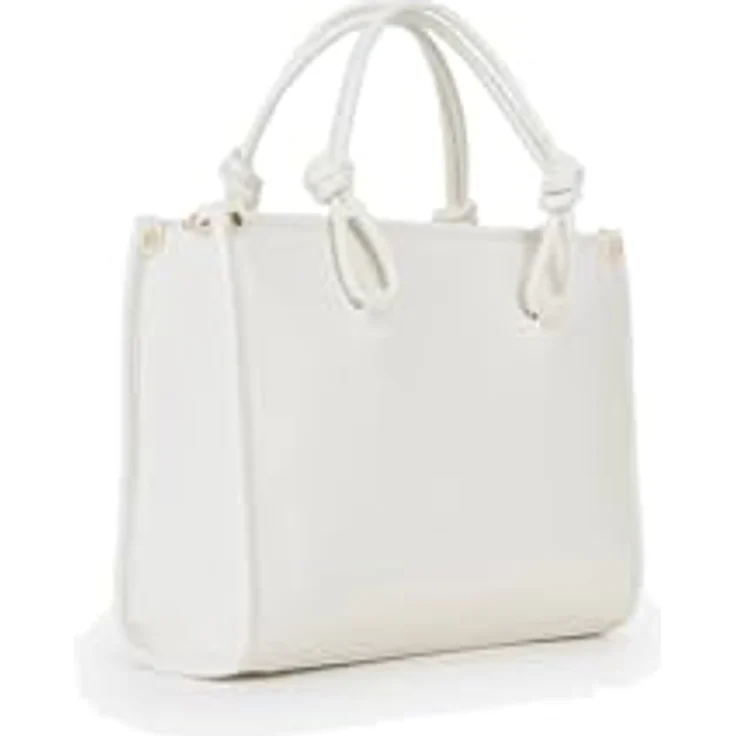 Valentino Aella Handtasche, 32 cm, weiß, aus 100% Polyurethan, Henkeltasche – Bild 3