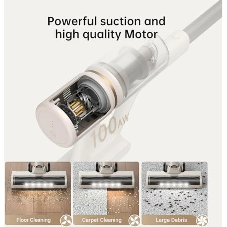 dreame Cordless Vacuum Cleaner U10, Handstaubsauger mit hochwertigen Materialien und robuster, flexibler Gestaltung – Bild 2