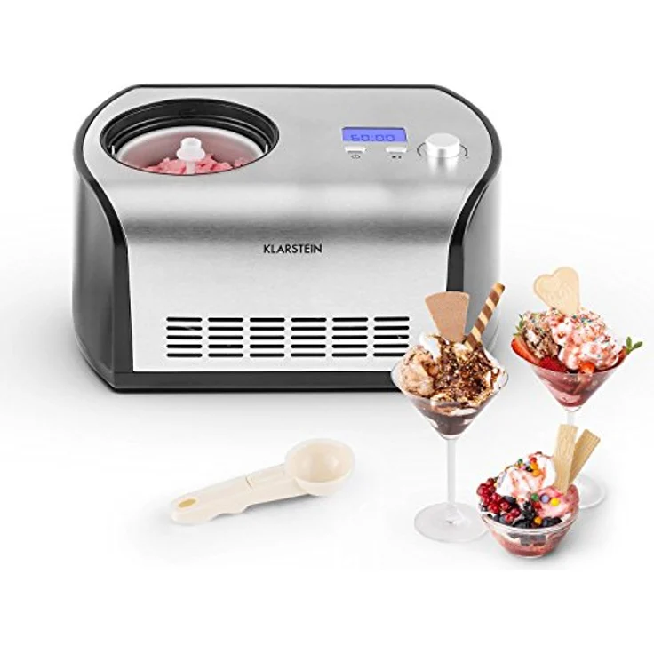 Klarstein Snowberry & Choc Eismaschine, 150W, Edelstahl, silber – Bild 7
