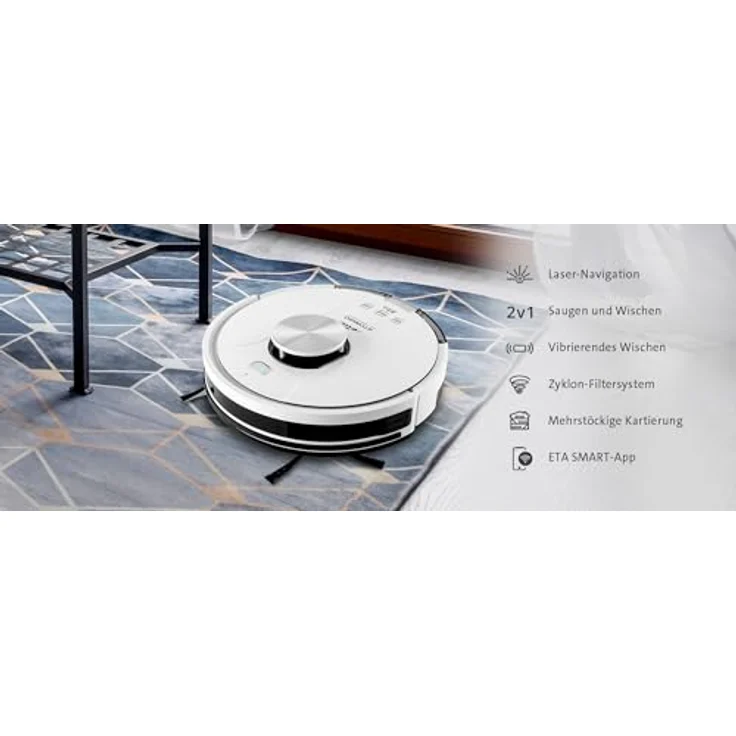 ETA Stormio, Staubsauger Roboter, Weiss – Bild 4