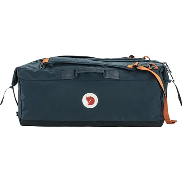 Fjällräven Färden Duffel 80 L, Weekender Reisetasche aus 100% Polyethylen, blau, 66 cm x 32 cm x 40 cm – Bild 1
