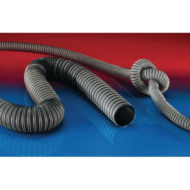 Norres Absaug- und Gebläseschlauch NEO 390 TWO, 4er Pack mit ID 108mm und AD 114mm für heiße und kalte Gase, 4m Länge