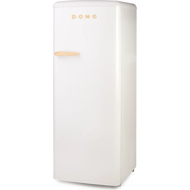 Domo DO91709R, Retro-Kühlschrank mit 225 l Fassungsvermögen, Energieklasse D, 39 dB, Weiß