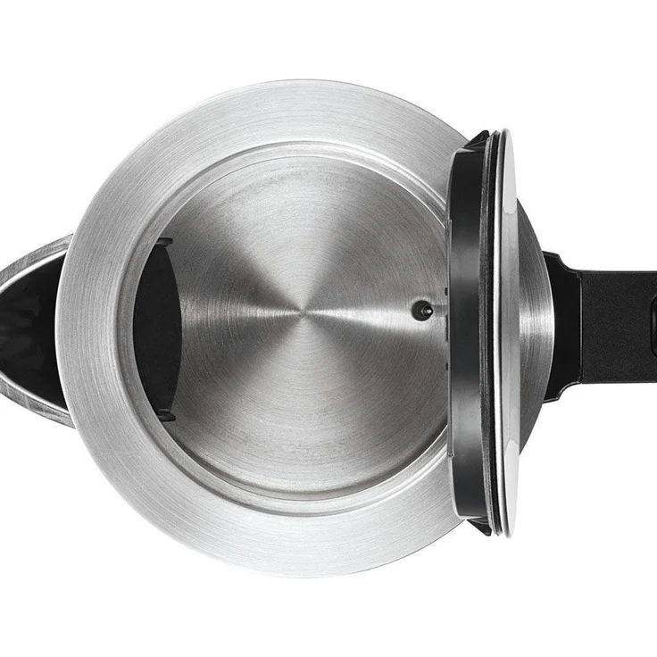 Bosch TWK7203 kabelloser Wasserkocher, Abschaltautomatik, Überhitzungsschutz, 7 Temperatureinstellungen, Warmhaltefunktion, 1,7 L, 2200 W, schwarz – Bild 3