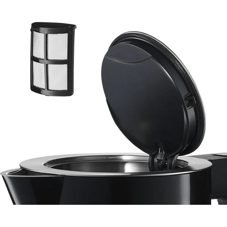 Bosch TWK7203 kabelloser Wasserkocher, Abschaltautomatik, Überhitzungsschutz, 7 Temperatureinstellungen, Warmhaltefunktion, 1,7 L, 2200 W, schwarz – Bild 6