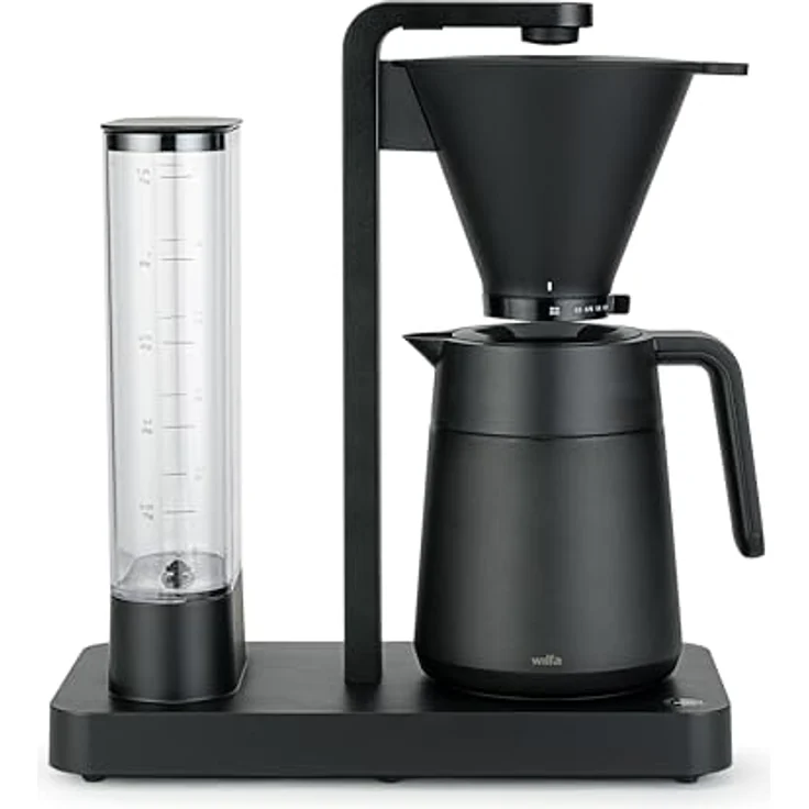 Wilfa PERFORMANCE THERMO Filterkaffeemaschine - 1600W – 1.25L Wassertank - Thermoskanne - doppelwandiger Filterhalter - anpassbare Durchlaufgeschwindigkeit - Tropfstopp & Auto-Abschaltung (schwarz) – Bild 1