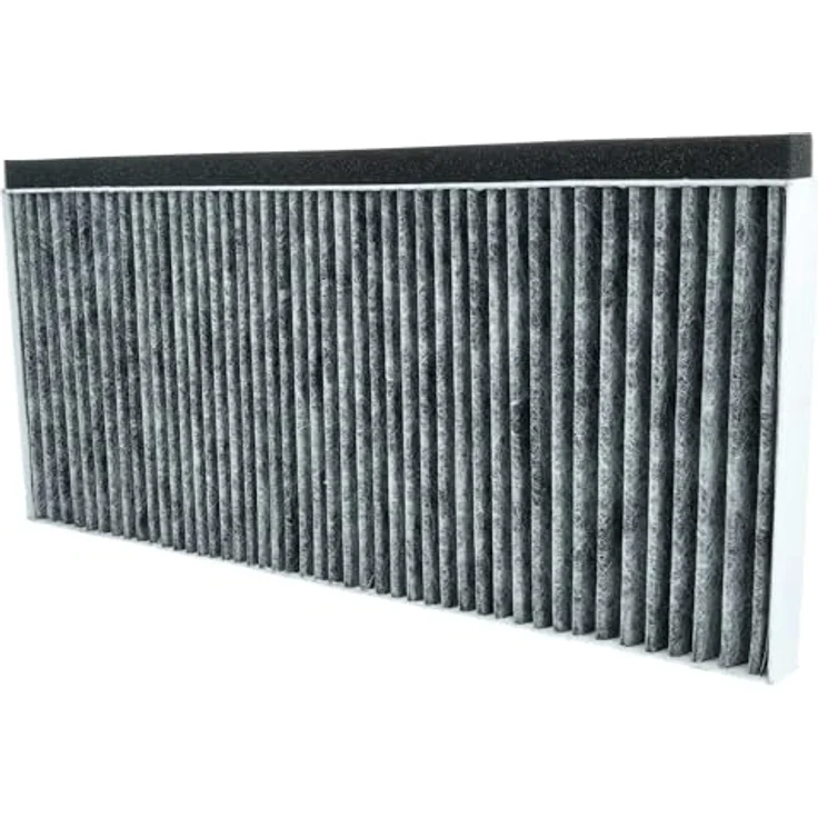 vhbw Aktivkohlefilter für Neff Dunstabzugshauben D46ED22N0B, D46ED22X0, D46BR2N0B, D46ED22X1, D46BR22X1 - 2er Set, 45,5 x 20,0 x 2,3 cm, effektive Geruchsfilterung – Bild 8