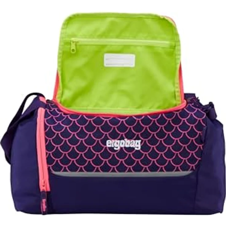 ergobag Sporttasche Sporttasche (1-tlg), wasserabweisend und schmutzabweisend, PerlentauchBär - Lila, 20 l Volumen – Bild 2