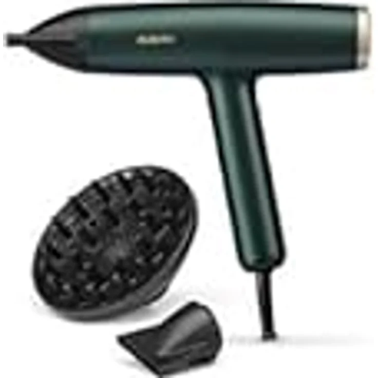 BaByliss Haartrockner Air Power Pro D6555DE, 1600 W, Digitaler Motor, starker Luftstrom, schonendes Styling, Ultra-Care-Modus – Bild 1