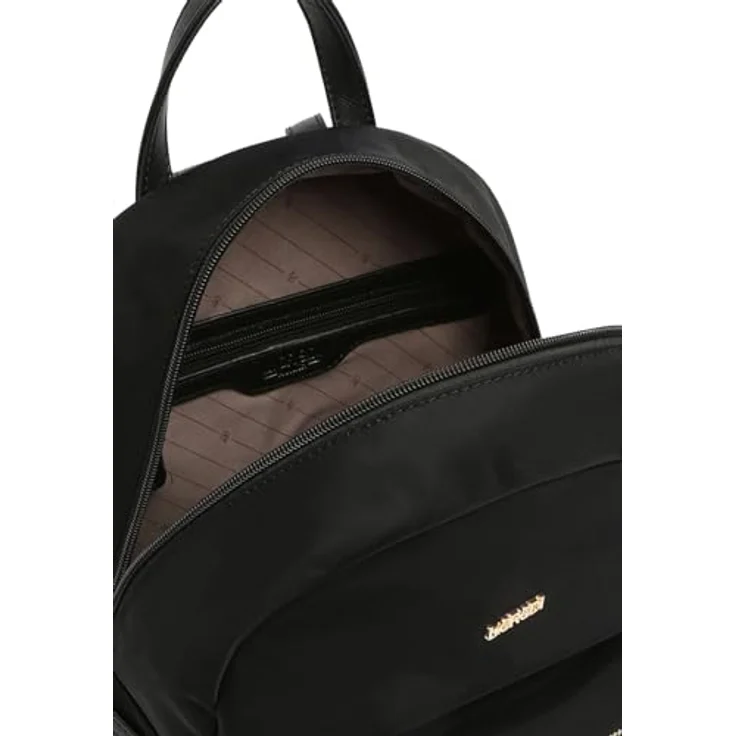 L.Credi Alena City Rucksack, 36 cm, schwarz, 100% Kunstleder, 29 x 15 x 36 cm – Bild 5