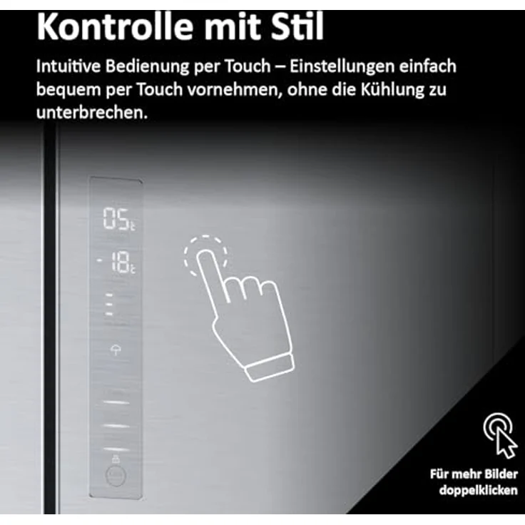 Haier HFR5719ENMG French-Door-Kühlschrank, freistehend, Energieklasse E – Bild 8