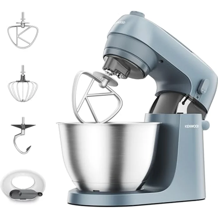 Kenwood Go Küchenmaschine KZM35.000GY, platzsparend, Metallgehäuse, 800W, Blau – Bild 1