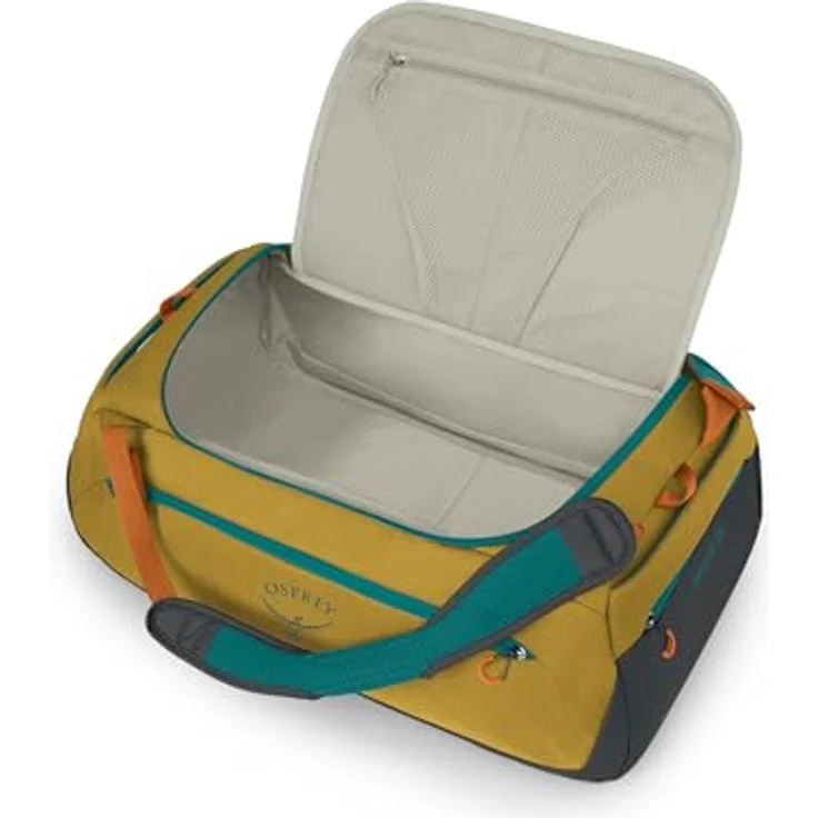 Osprey Daylite Duffel 60, Reisetasche aus 100% PET, 59 cm x 40 cm x 29 cm, gelb – Bild 4