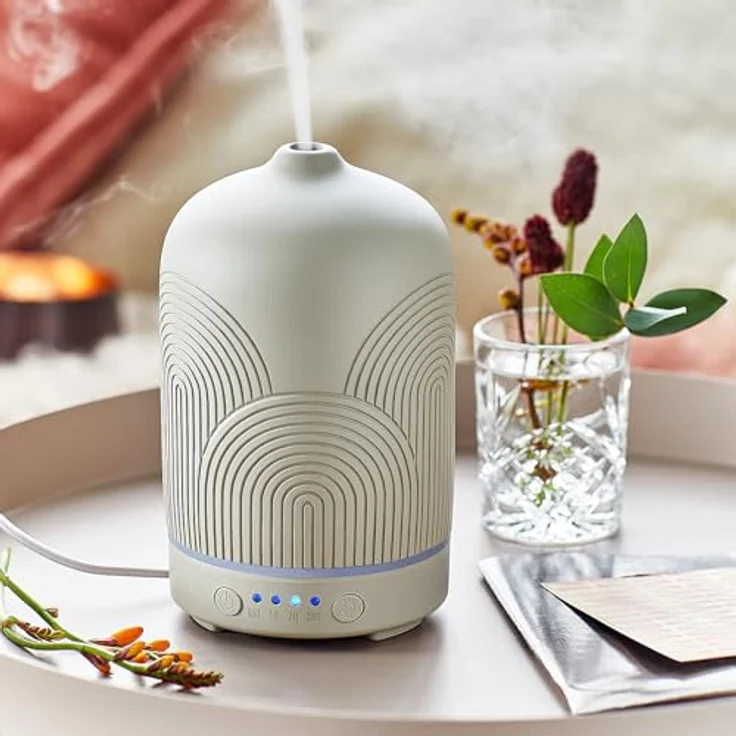 BUTLERS Diffuser CLOUD NINE Aroma Diffuser Regenbogen, 16cm mit integrierter Timer Funktion - Preisvergleich – Bild 3