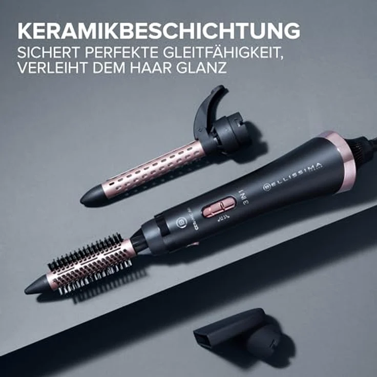 Imetec Bellissima Styler Ceramic Air, Warmluftbürste mit Keramikbeschichtung – Bild 3
