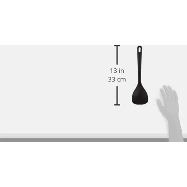 BALLARINI 28001-010 Silikon-Wok Spachtel, schwarzes - Langlebig und wasserabweisend – Bild 3