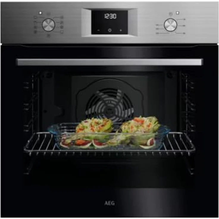 AEG Series 5000 OU5AB20SM, Einbaubackofen mit 72 l, 2790 W, Multitech, leicht zu reinigen und energieeffizient – Bild 2