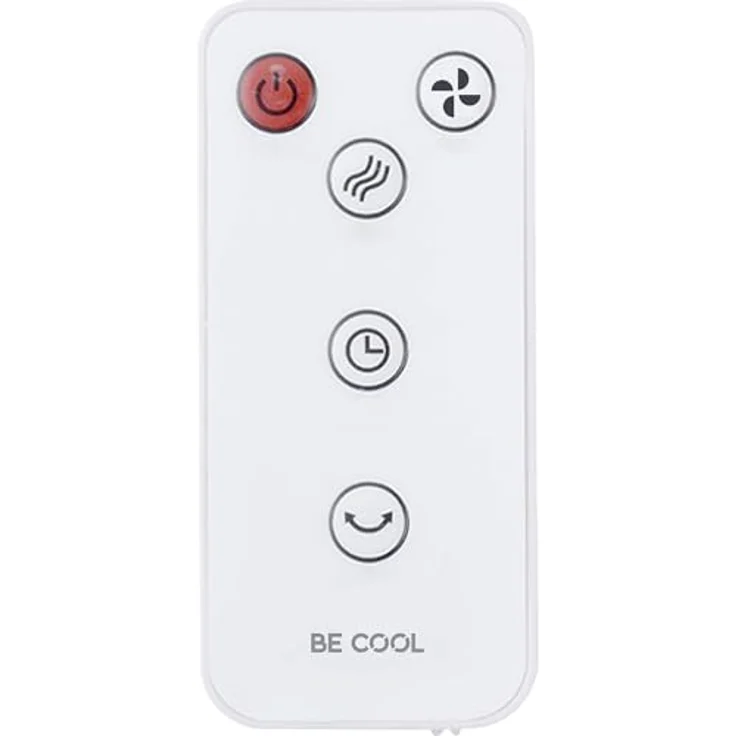 Be Cool Turmventilator 60W, rotorloser Ventilator mit 3 Geschwindigkeitsstufen, 60°-Oszillation und Fernbedienung – Bild 5