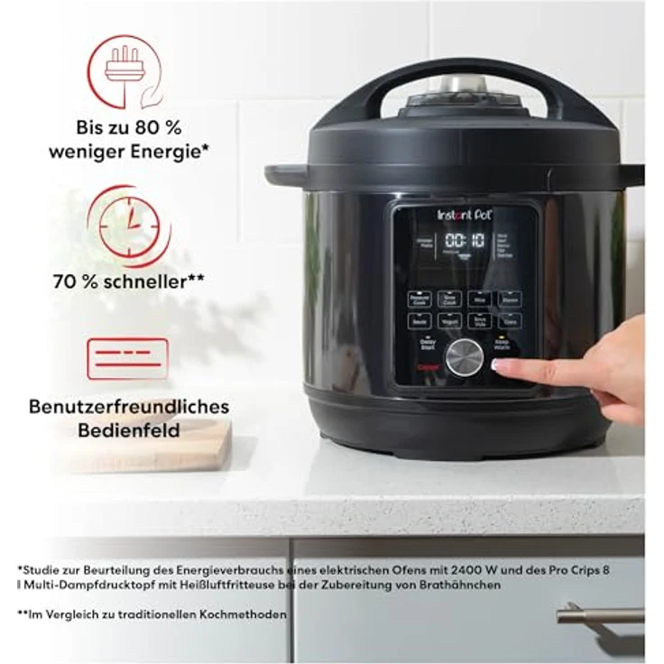 Instant Pot Duo Plus Pressure & Slow Cooker w/Whisper Quiet, Multikocher in Blau – Bild 4