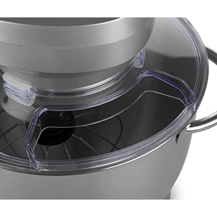 Orbegozo AM 8000 - Knetmaschine, 7 Liter, sechs Stufen, Planetenbewegung, Behälter aus Edelstahl, neigbarer Kopf, AC-Motor, 1800 W - Küchenmaschine mit Schutzdeckel und Planetenbewegung – Bild 5