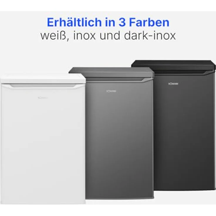 Bomann® VS 7258 inox, Kühlschrank ohne Gefrierfach, 126L, leise mit LED-Innenraumbeleuchtung und stufenloser Temperaturregelung, 85cm – Bild 8