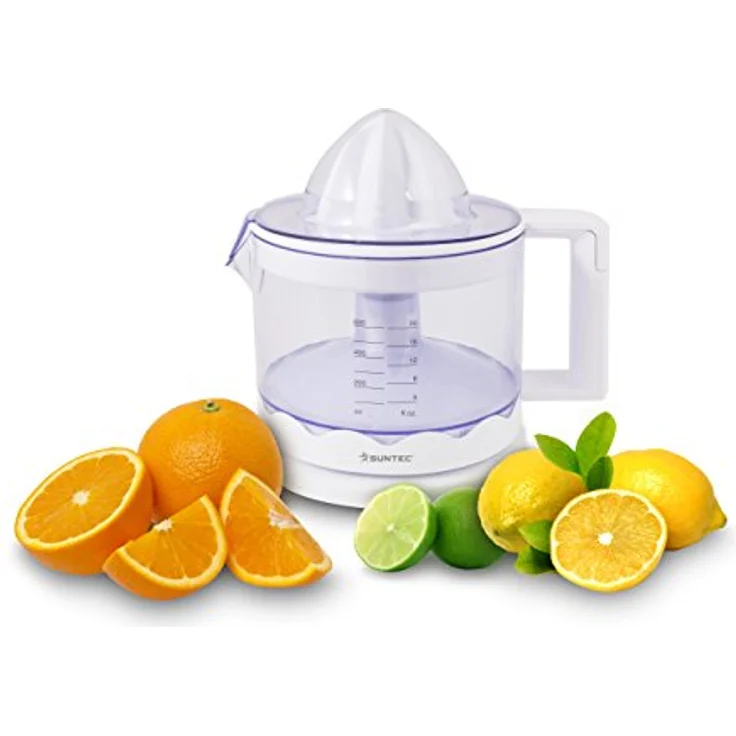 SUNTEC Zitruspresse ZIP-8427 comfort [Ideal für frische Säfte mit vollem Nährstofferhalt, hohe Saftausbeute, abnehmbarer Saftbehälter (0,6 l), inkl. Sieb für Fruchtfleisch, max. 30 Watt] – Bild 3