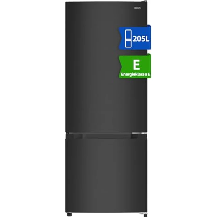 CHIQ Freistehender Kühlschrank mit Gefrierfach 205L, 4-Sterne Gefrierleistung, Low-Frost, 39 dB, 12 Jahre Garantie auf Kompressor, 144 x 54 x 55 cm (HxBxT) – Bild 1