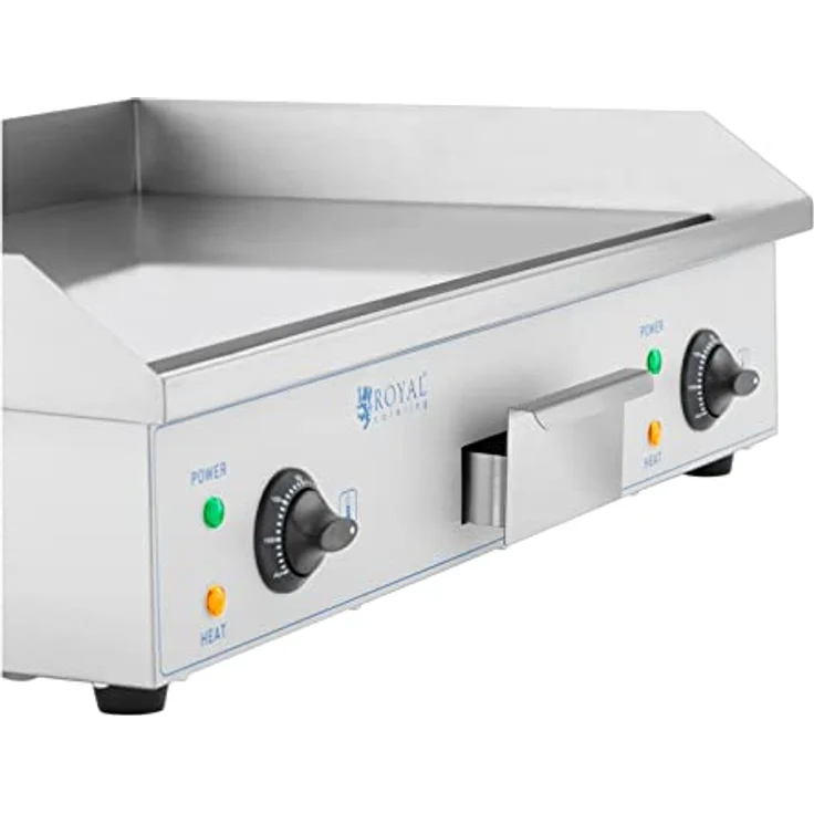 Royal Catering RC-EG73 Doppel Elektro Grillplatte 73 cm glatt 2 x 2.200 W Gastrogrill Grillplatte elektrisch - Preisvergleich – Bild 3