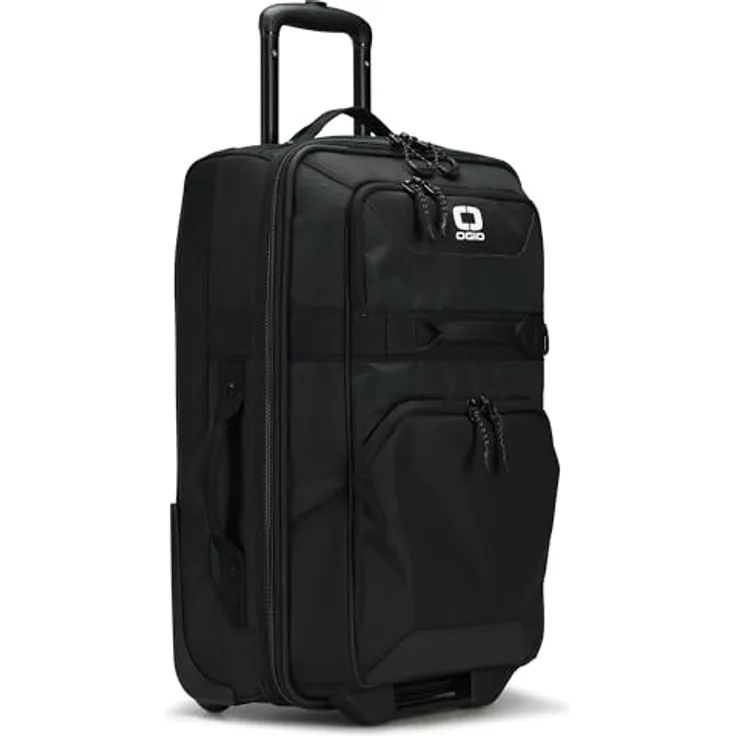 Ogio, Koffer, Alpha Layover 2 Rollen Kabinentrolley 56 cm mit Dehnfalte, Schwarz, (40 l, S)