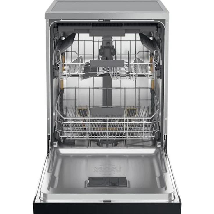 Whirlpool W7FHS31S, freistehender Geschirrspüler mit 15 maßgedecken, 41 dB, Edelstahl, 6th Sense Technologie, Natural Dry, PowerClean Pro – Bild 2