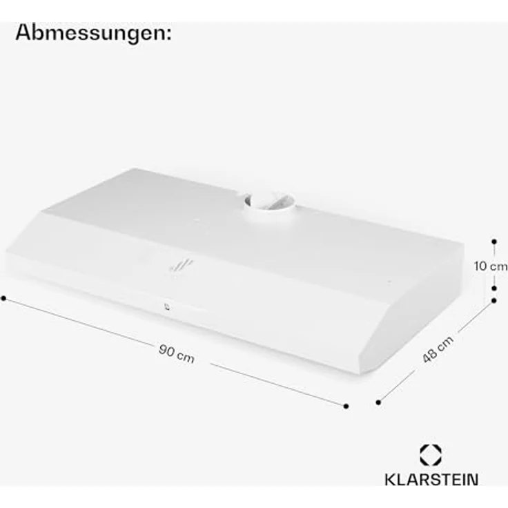 Klarstein Contempo Neo 90 Unterbauhaube, Edelstahldesign mit SenseControl Touch-Steuerung, 175 m³/h Abluftleistung, Umluftbetrieb möglich – Bild 8