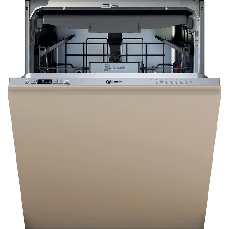 Bauknecht B0I D541A S Einbau-Geschirrspüler vollintegriert 60 cm, Silber, Sensor+ Technologie, MultiZone-Reinigungsfunktion, ActiveDry