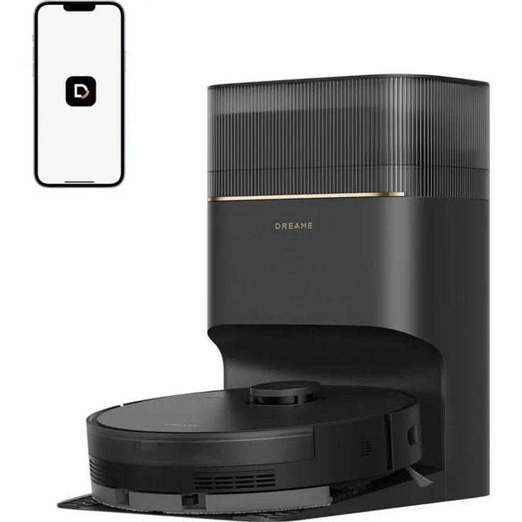Dreame D20 Pro Plus, Saugroboter mit Wischfunktion, 650 W, 13.000 Pa Saugkraft, 5-Liter-Staubbeutel mit automatischer Entleerung