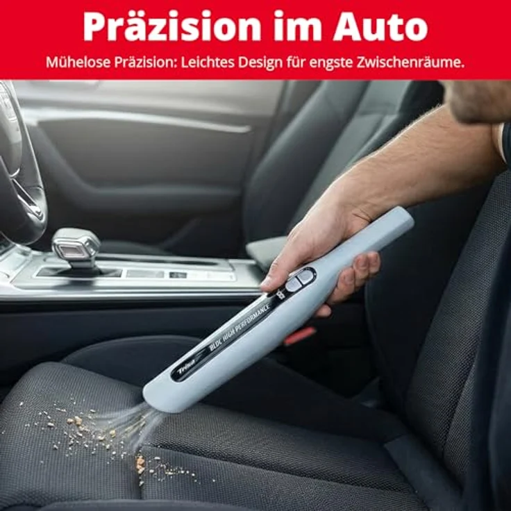 Trisa Handstaubsauger Quick Clean Comfort T1912, kabellos mit hoher Saugkraft – Bild 3