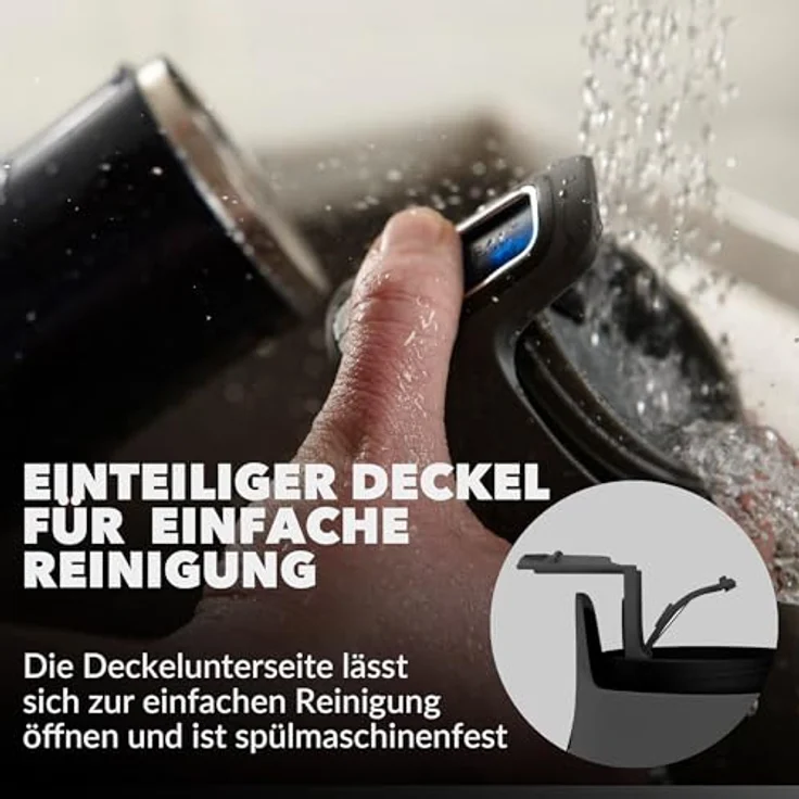 Contigo Thermobecher West Loop Autoseal, Edelstahl Isolierbecher, Reisebecher, Kaffebecher To Go, 100% dicht, auslaufsicher, hält bis zu 5h heiß,12h kalt, 470 ml – Bild 6