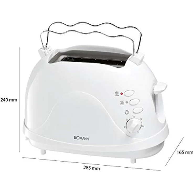 Bomann TA 246 CB Toastautomat, weiß – Bild 6