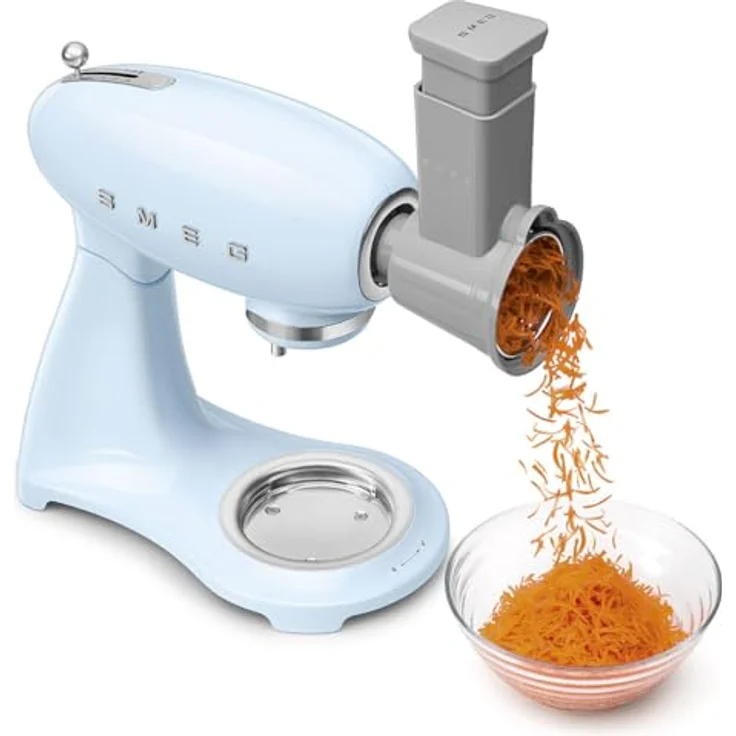 Smeg SMF05PBEU Küchenmaschine mit 4,8 Litern, Direkt-Drive-Motor und 10 Geschwindigkeitsstufen, Pastellblau – Bild 9