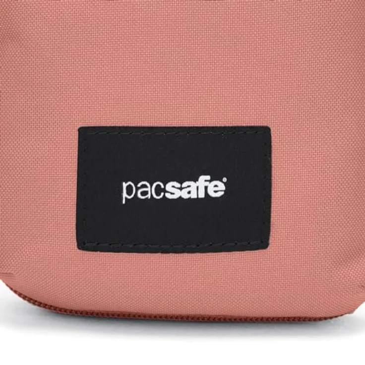 Pacsafe GO Anti-Theft Tech Mini Bag, Umhängetasche RFID, 12 cm, rosa, 100% Polyester – Bild 12