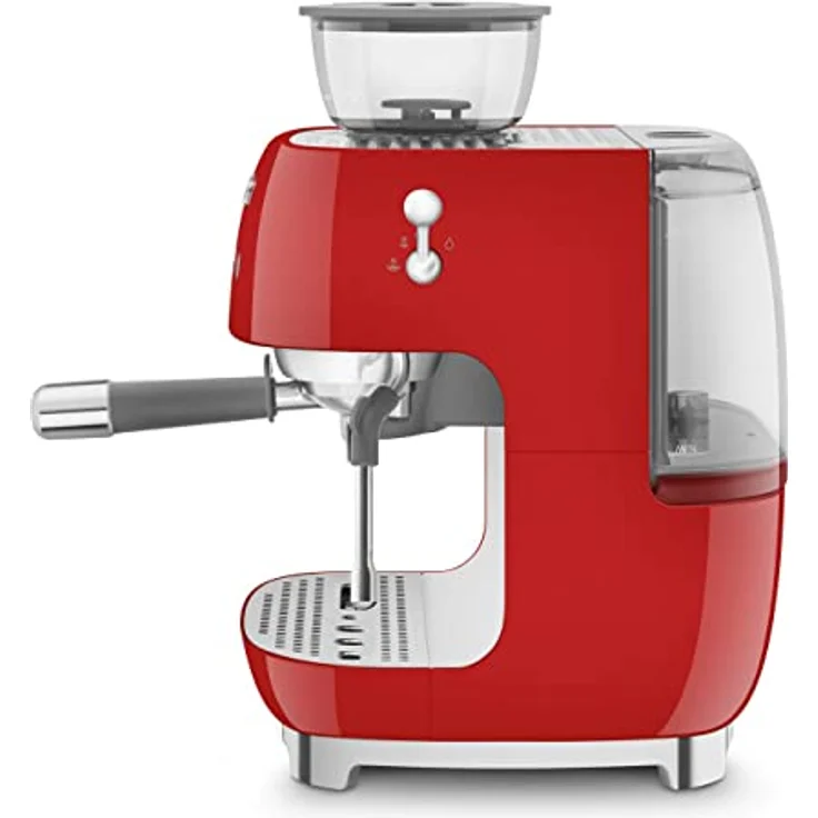 Smeg EGF03RDEU Espressomaschine, Kaffeevollautomat 50s Style, rot – Bild 2
