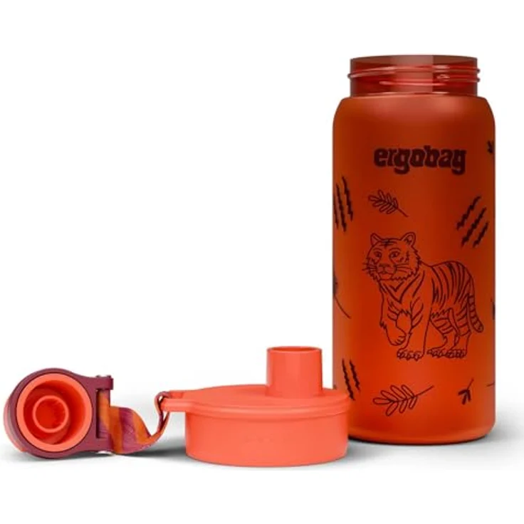 ergobag Trinkflasche, auslaufsicher und kohlensäuregeeignet, 0,5 Liter, BPA-frei – Bild 4