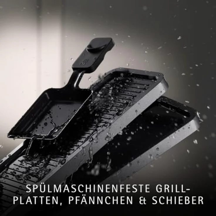 WMF Lono Long Raclette, Long-Form Grillgerät mit 2 getrennten Platten und keramischer Antihaftbeschichtung – Bild 6