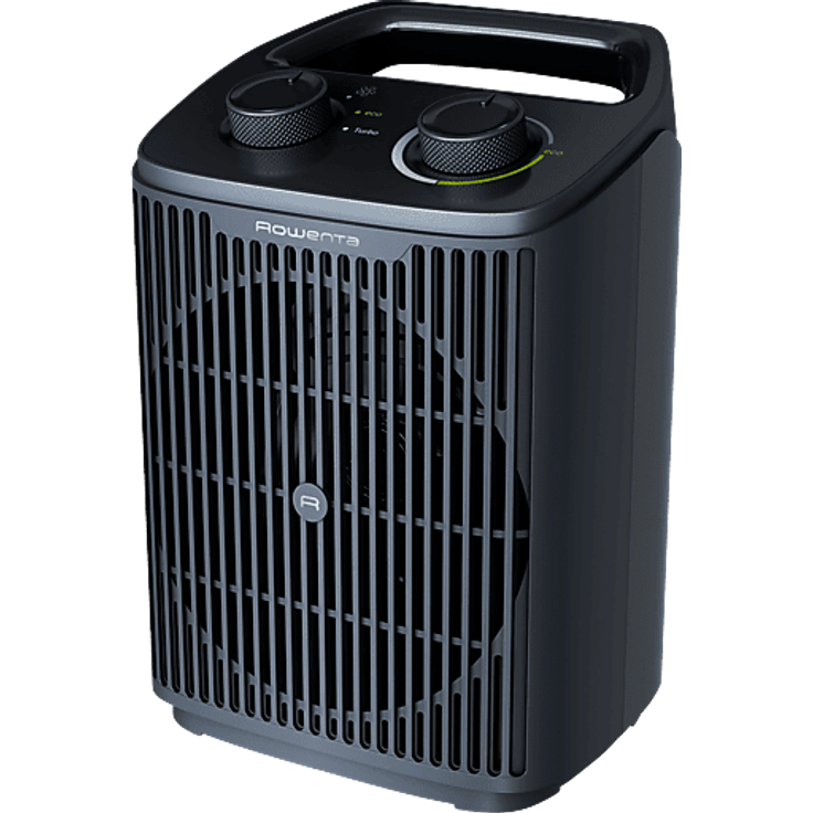 ROWENTA SO2351 Intense Comfort Heizlüfter, 2000 Watt, kompakt, Dunkelblau, für Räume bis 35 m², mit Überhitzungsschutz und mechanischer Temperaturregelung