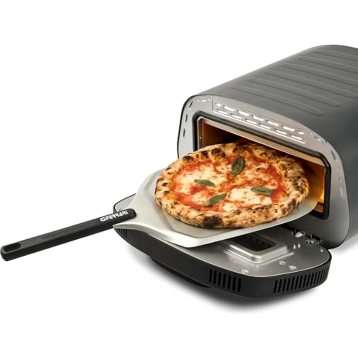 G3Ferrari Pronto Pizza 2 Minuti-Ofen, Digitales Multifunktions-Pizzaofen-Set mit feuerfestem Stein, bis zu 430°C, schwarz – Bild 5