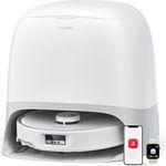 Roborock Qrevo Curv Staubsauger-Roboter mit Wischfunktion, 18.500Pa Saugkraft, AdaptiLift Chassis